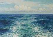 Hawaiian Coast, oil painting by Lionel Walden,, Lionel Walden